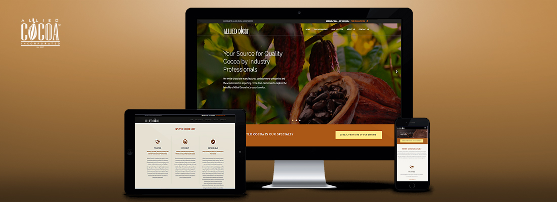 Allied-Cocoa - Website Design