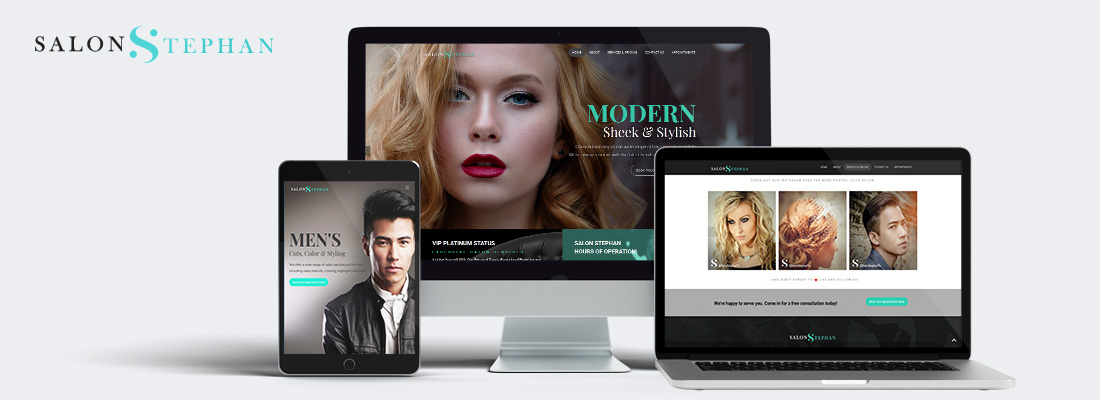 Salon Stephan Website Design